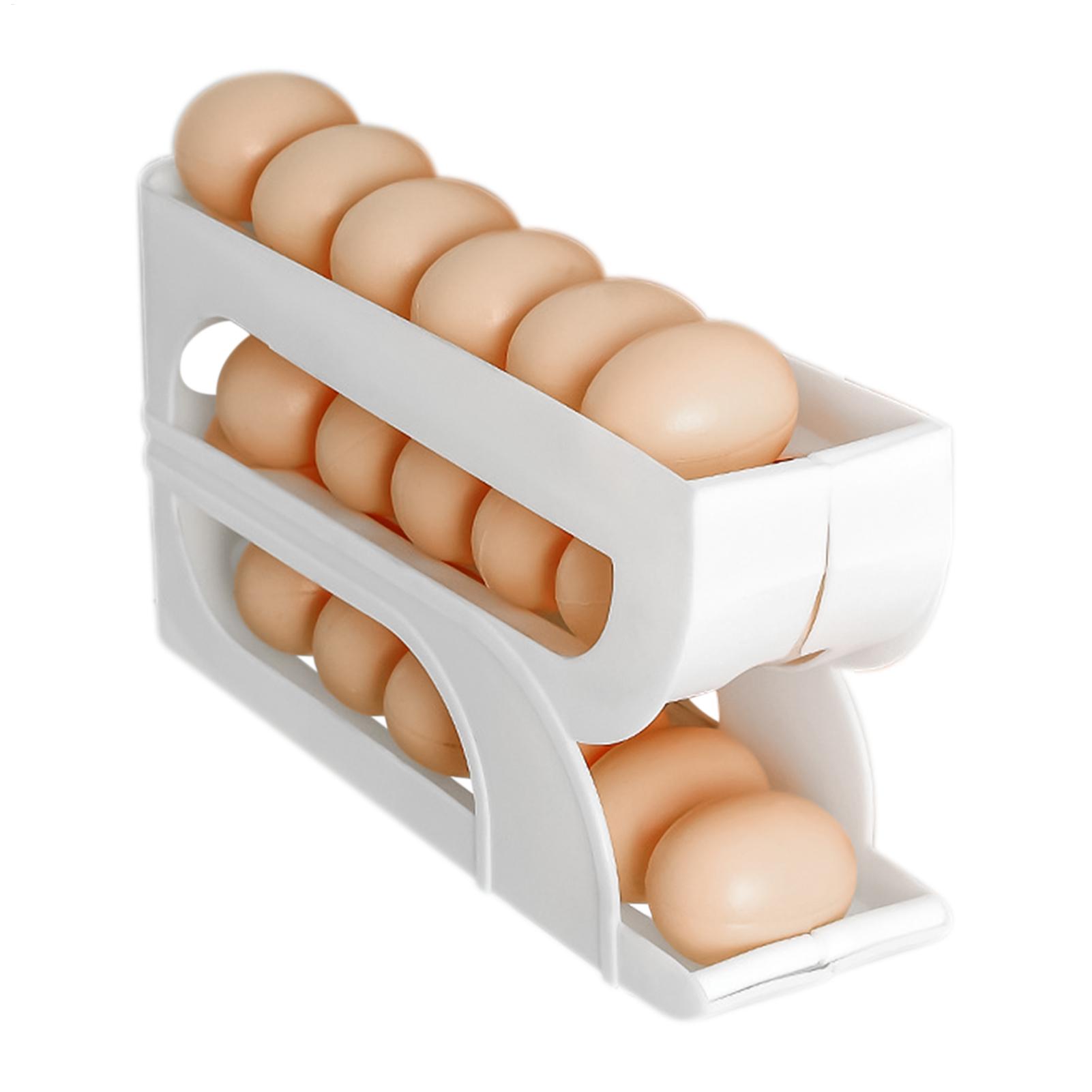 Meal Prep Egg Whites - Buzdolabı için Yumurta Kabı 3 Katlı