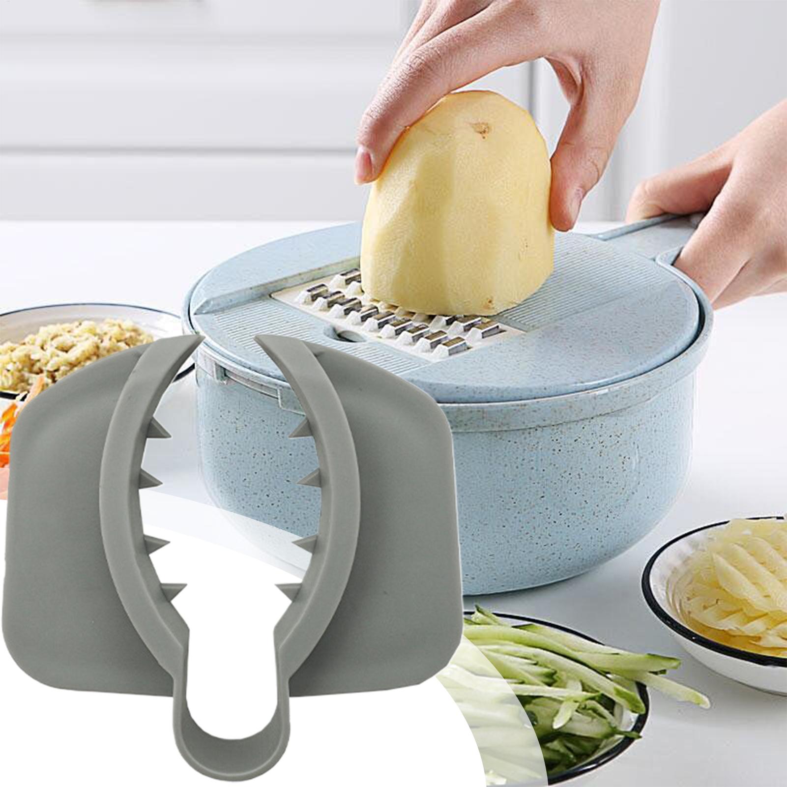 Mandoline Slicer Guard - Sebze Parmak Koruyucusu Kaymaz Sebze Dilimleyici