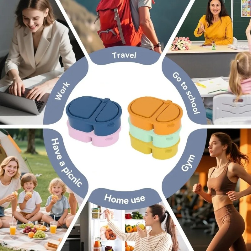 Gıda Sınıfı Silikon Öğle Yemeğ - Meal Prep Chia Pudding incelemesi ve fiyatı