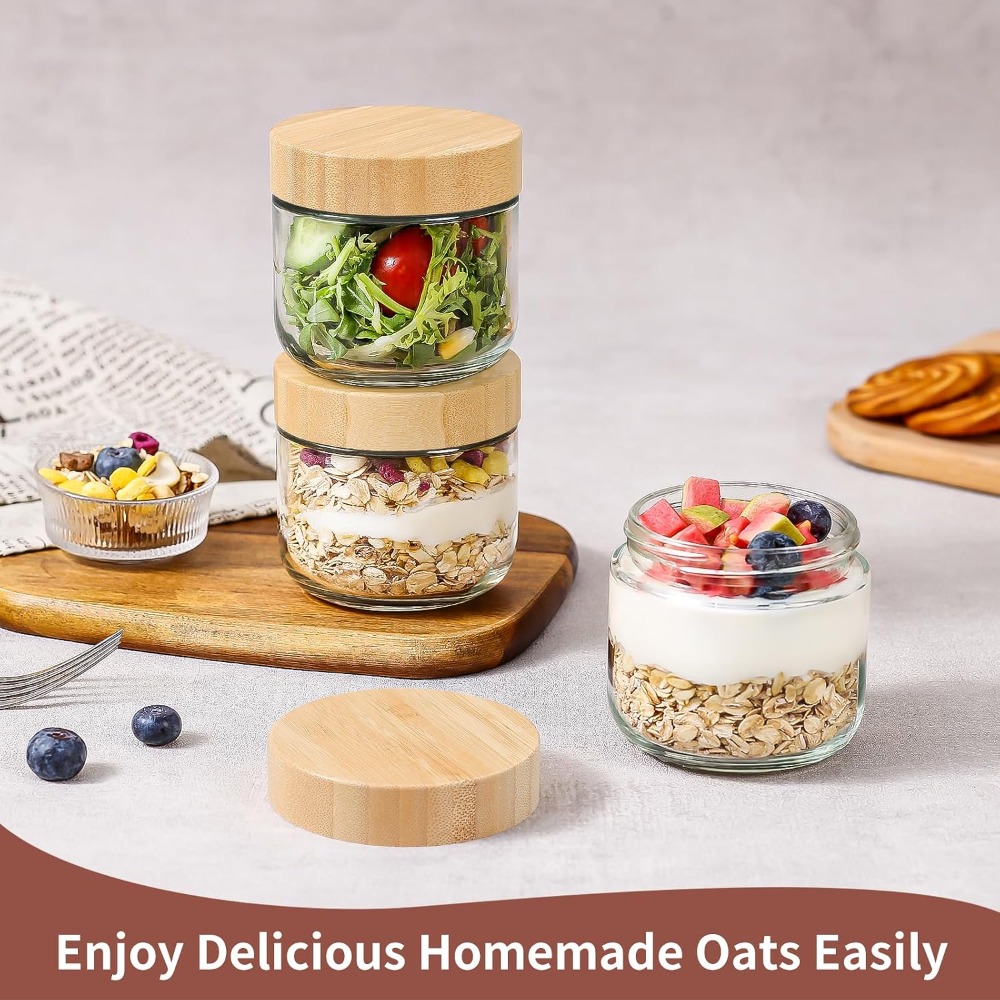 10 Oz Gecelik Yulaf Ezmesi Kap - Meal Prep Chia Pudding incelemesi ve fiyatı